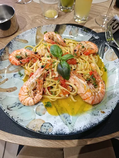 Linguini Aux Gambas Et Crevettes